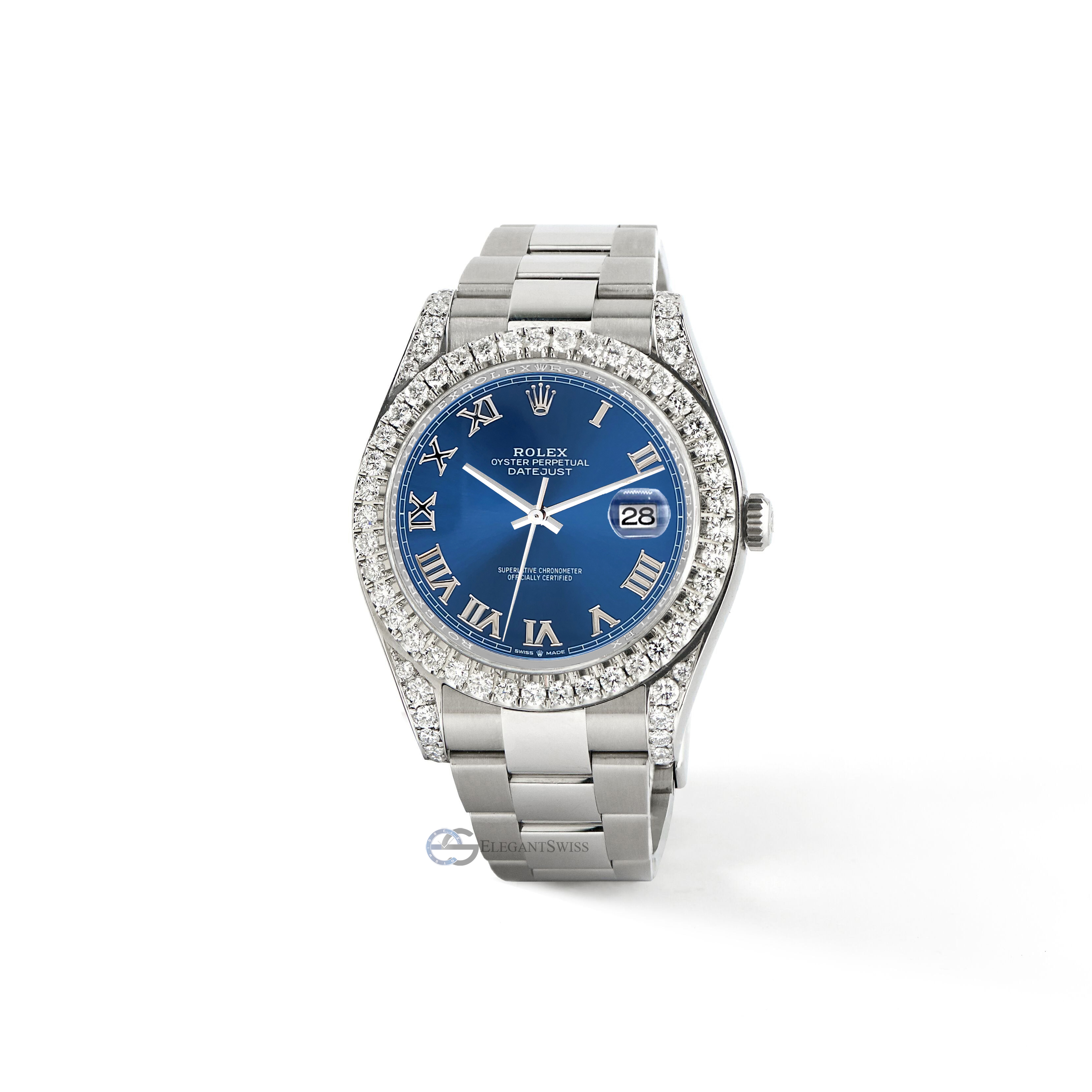 Rolex datejust ii on sale blue dial roman numerals